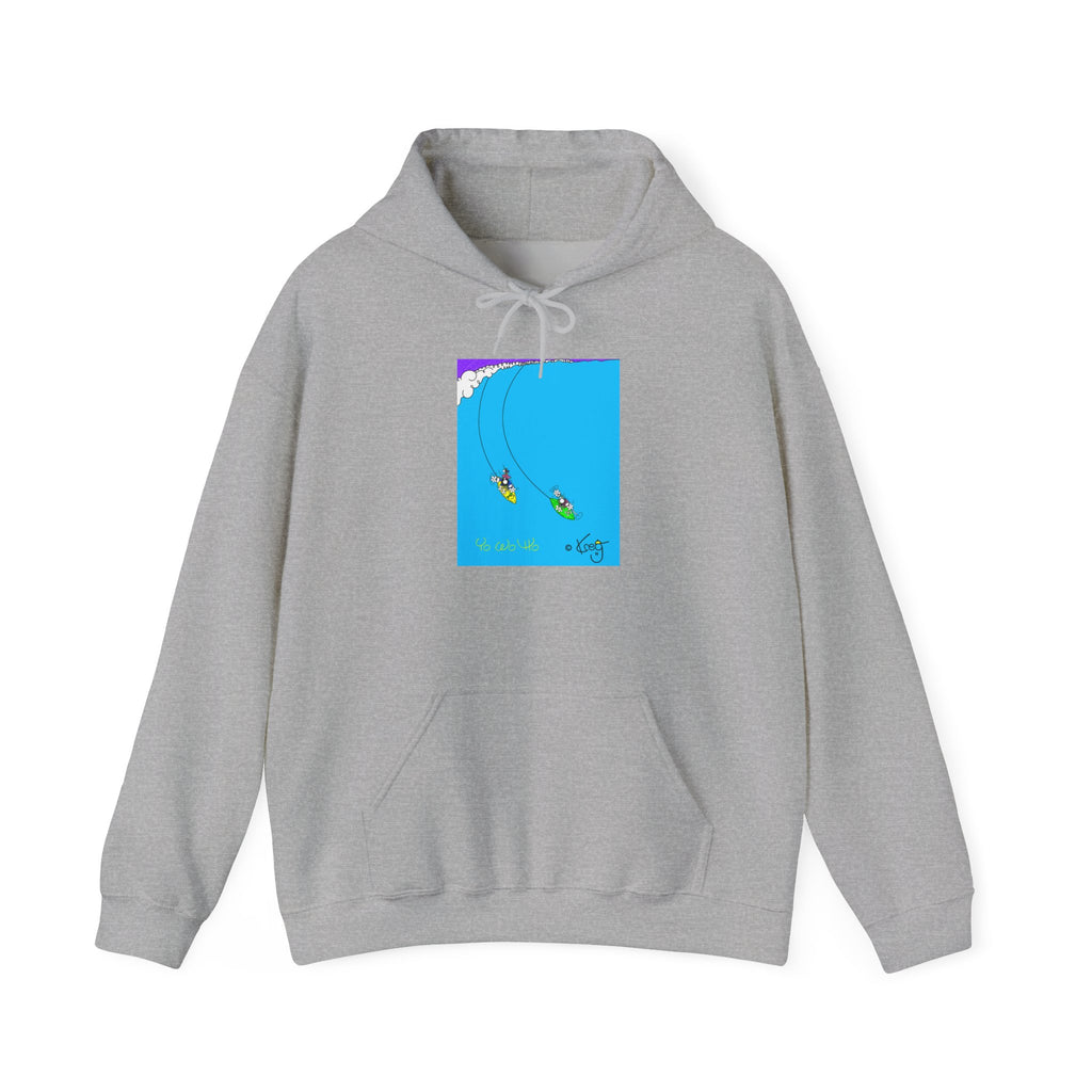 SURFING PIRATES YO WO HO,Unisex Heavy Blend™ Hooded Sweatshirt