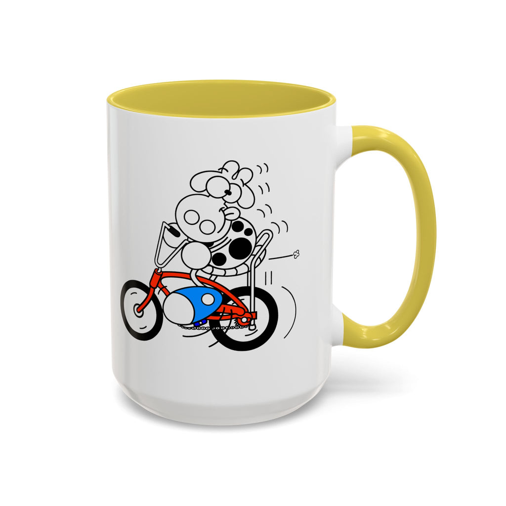 BANANA SEAT COW Colorful Mugs, 11oz 15oz