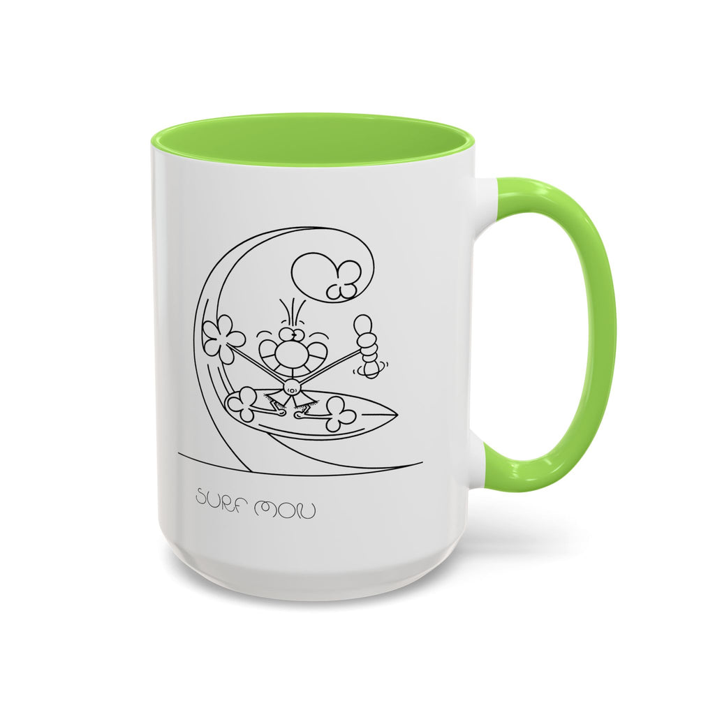 SHAKA SURFER Colorful Mugs, 11oz 15oz