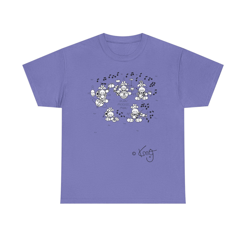 MOO'S BAND,Unisex Heavy Cotton Tee