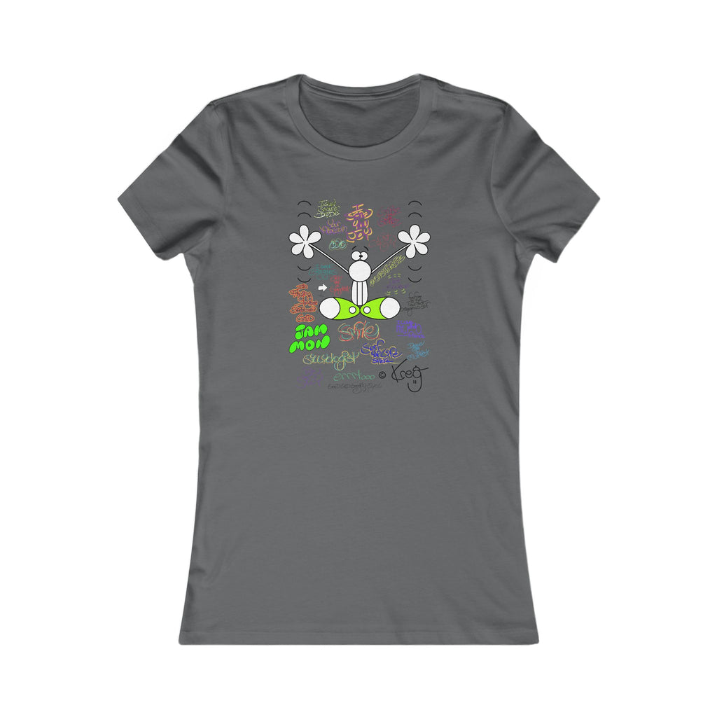 JOY GRAFFITI,Women's Favorite Tee