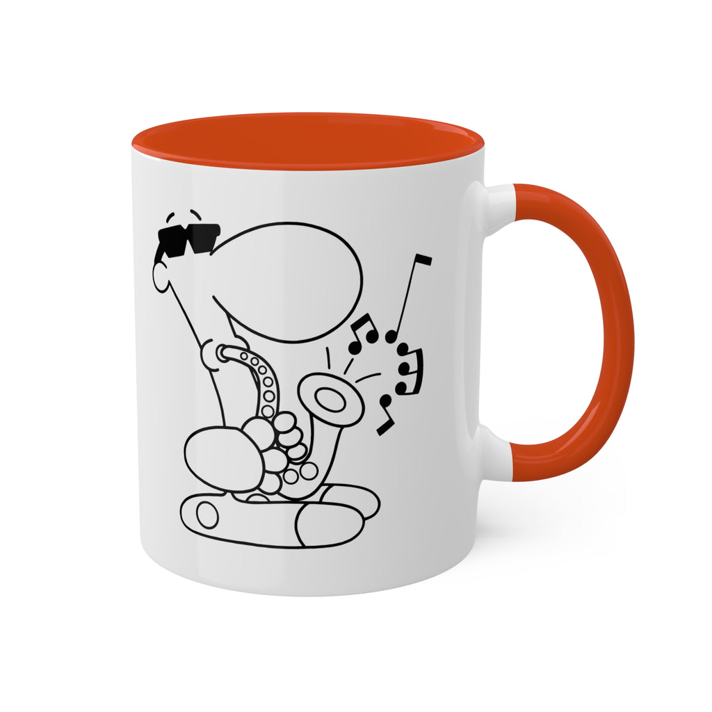 SAX DUDE Colorful Mugs, 11oz