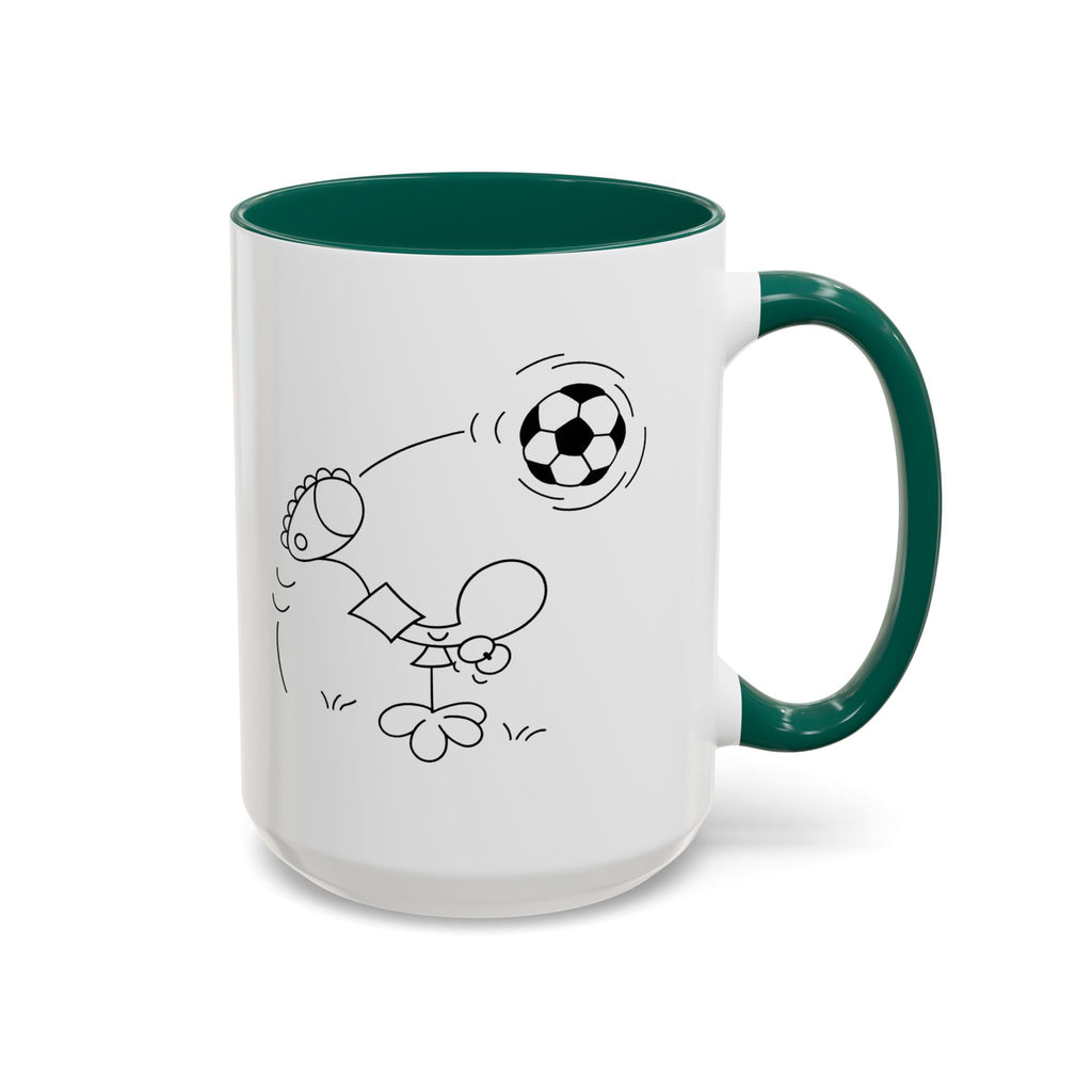 SOCCER DUDE Colorful Mugs, 11oz 15oz