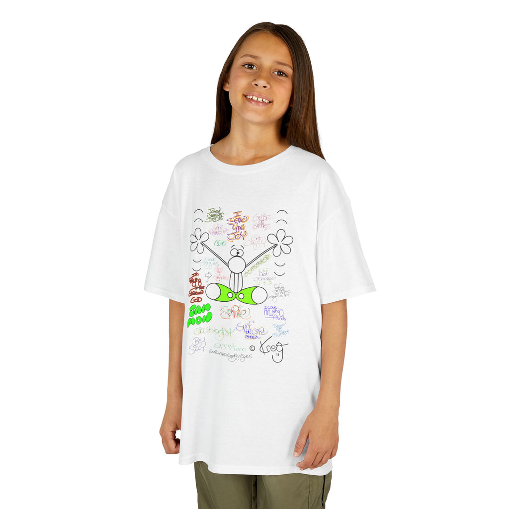 JOY GRAFFITI,Kids Heavy Cotton™ Tee
