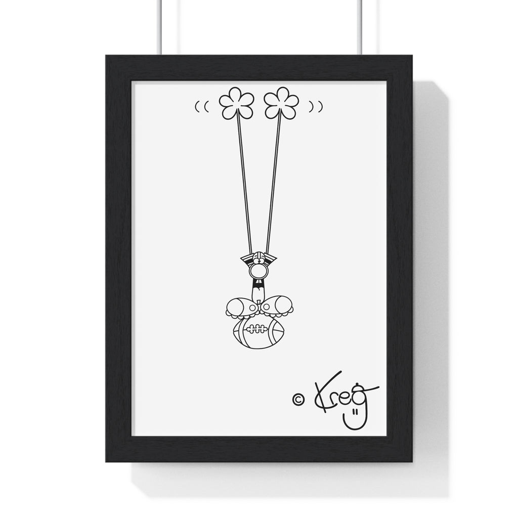 TOUCHDOWN,Premium Framed Vertical Poster