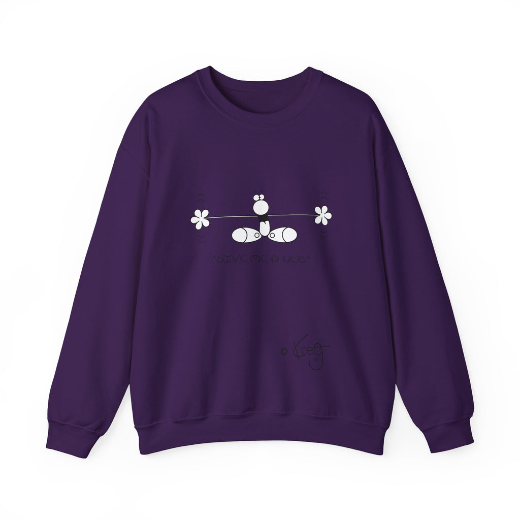 GIVE ME A HUG,Unisex Heavy Blend™ Crewneck Sweatshirt