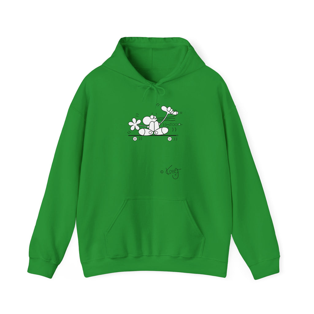 SKATEBOARDER DUDE,Unisex Heavy Blend™ Hooded Sweatshirt