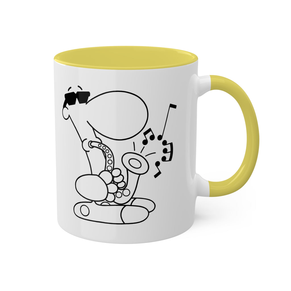 SAX DUDE Colorful Mugs, 11oz