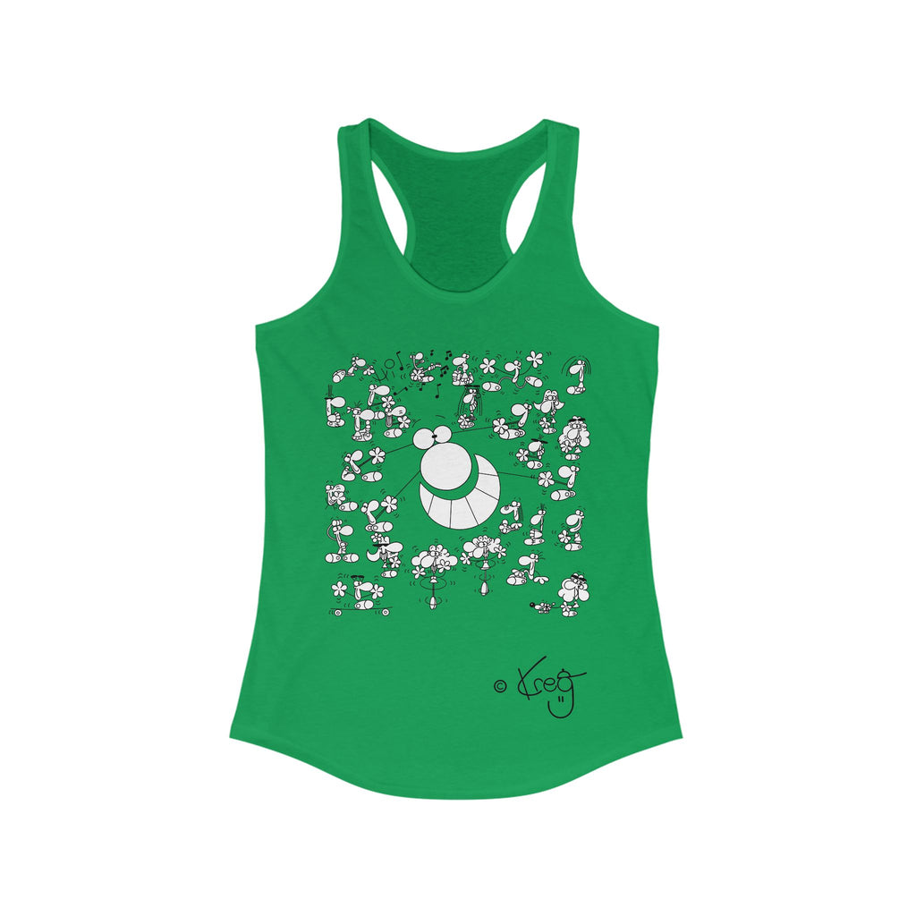STREET ART PERFORMANCE,Women's Ideal Racerback Tank