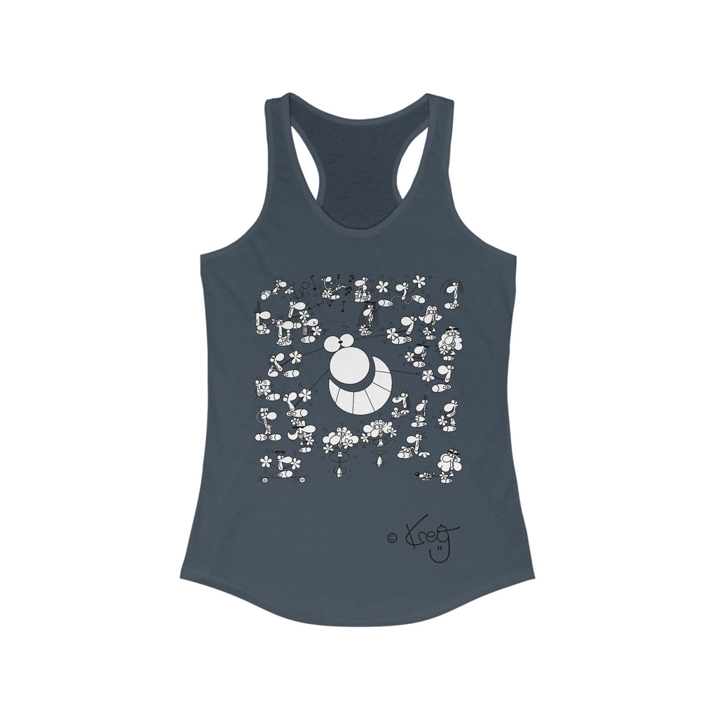 STREET ART PERFORMANCE,Women's Ideal Racerback Tank