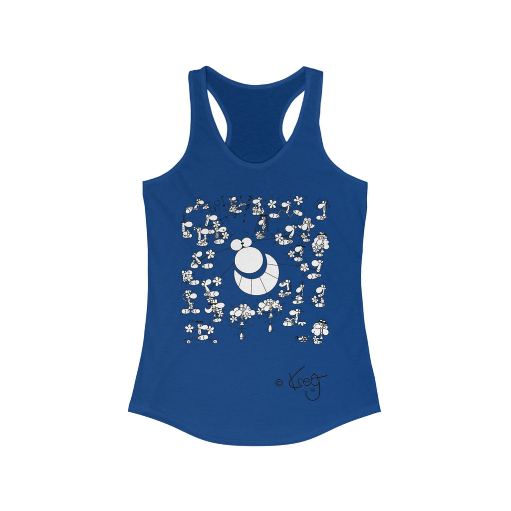 STREET ART PERFORMANCE,Women's Ideal Racerback Tank