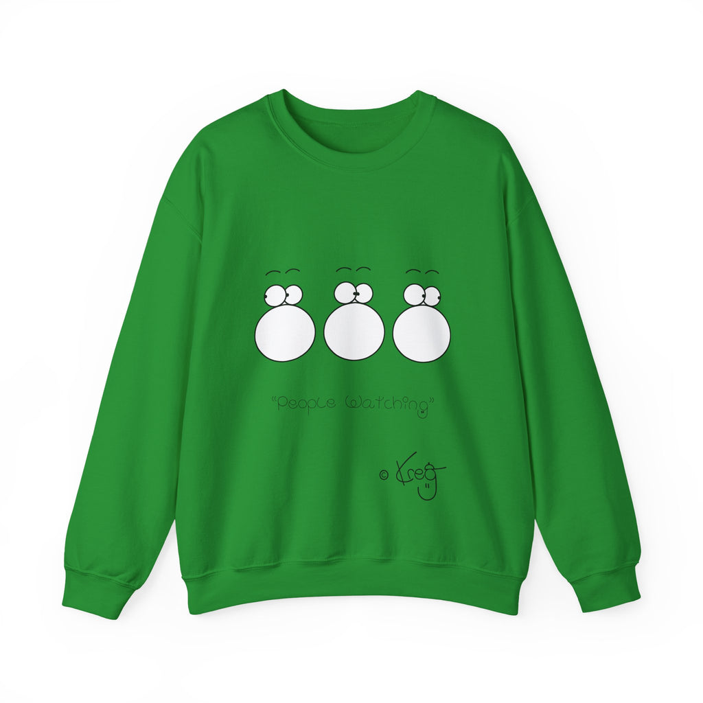 PEOPLE WATCHING,Unisex Heavy Blend™ Crewneck Sweatshirt