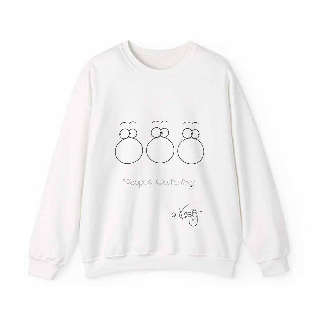 PEOPLE WATCHING,Unisex Heavy Blend™ Crewneck Sweatshirt