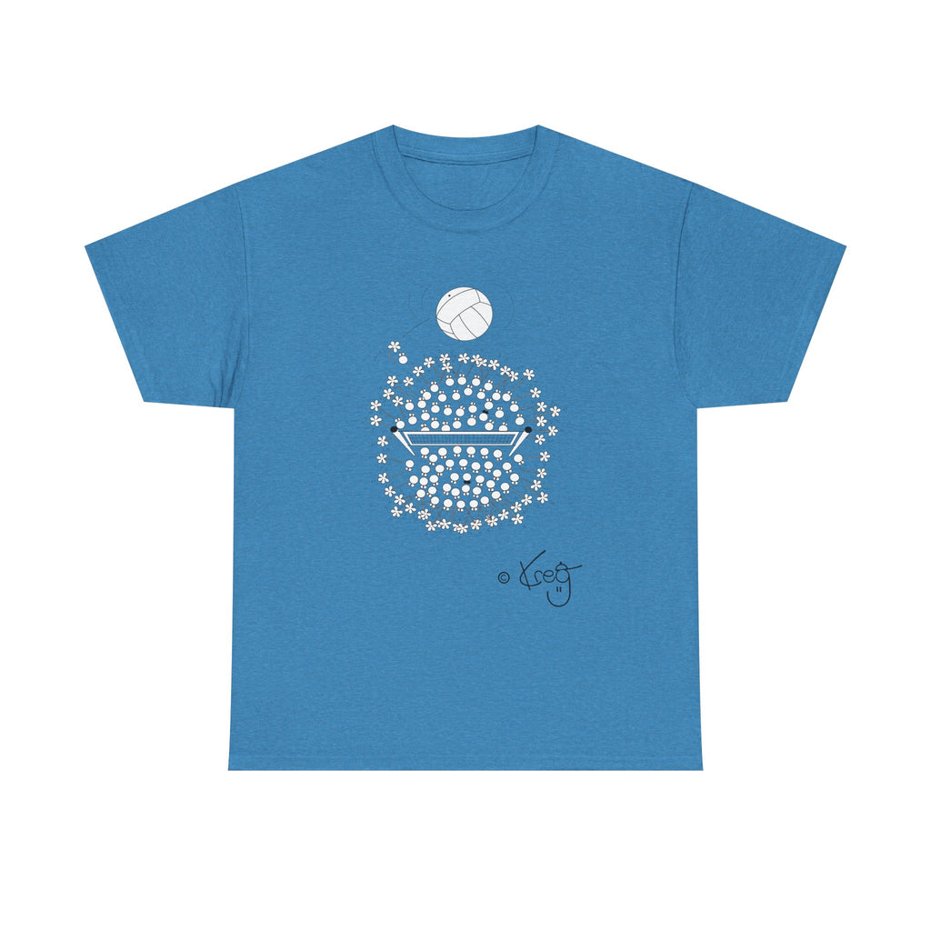 VOLLEYBALL FUN,Unisex Heavy Cotton Tee