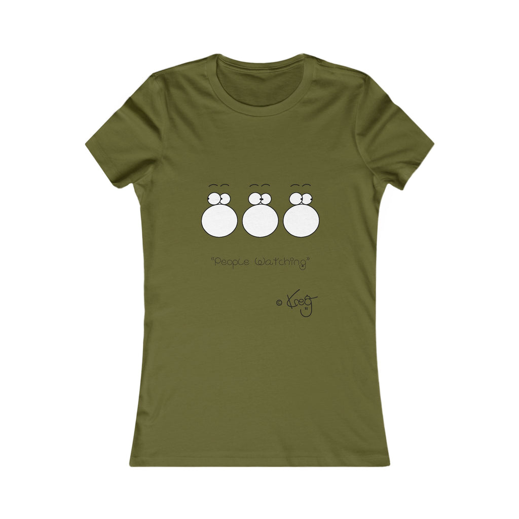 PEOPLE WATCHING,Women's Favorite Tee