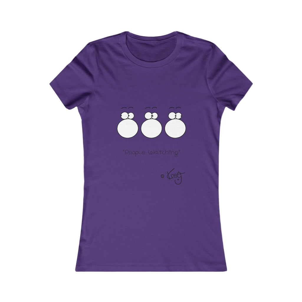 PEOPLE WATCHING,Women's Favorite Tee