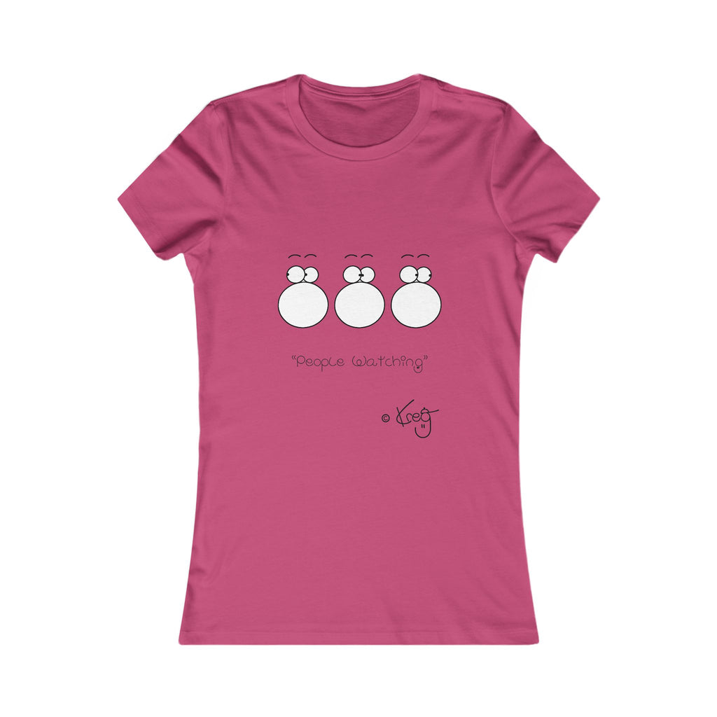 PEOPLE WATCHING,Women's Favorite Tee