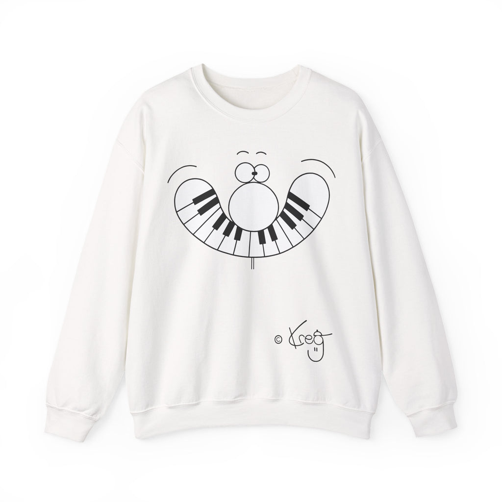 SMILE PIANO,Unisex Heavy Blend™ Crewneck Sweatshirt