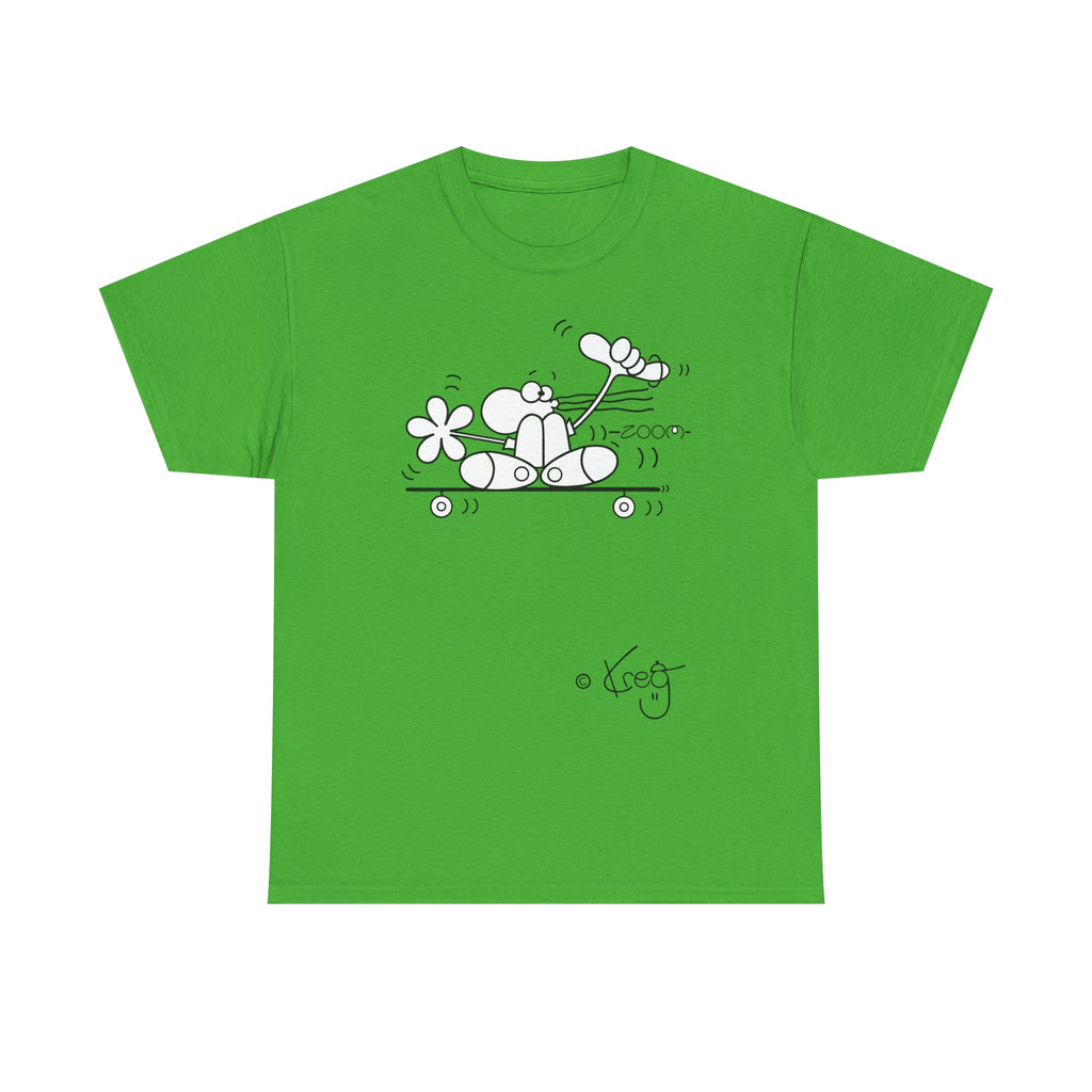 SKATEBOARDER DUDE,Unisex Heavy Cotton Tee