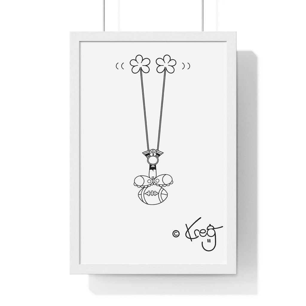 TOUCHDOWN,Premium Framed Vertical Poster