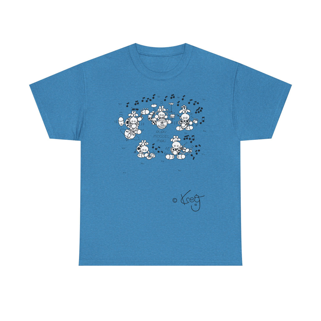 MOO'S BAND,Unisex Heavy Cotton Tee