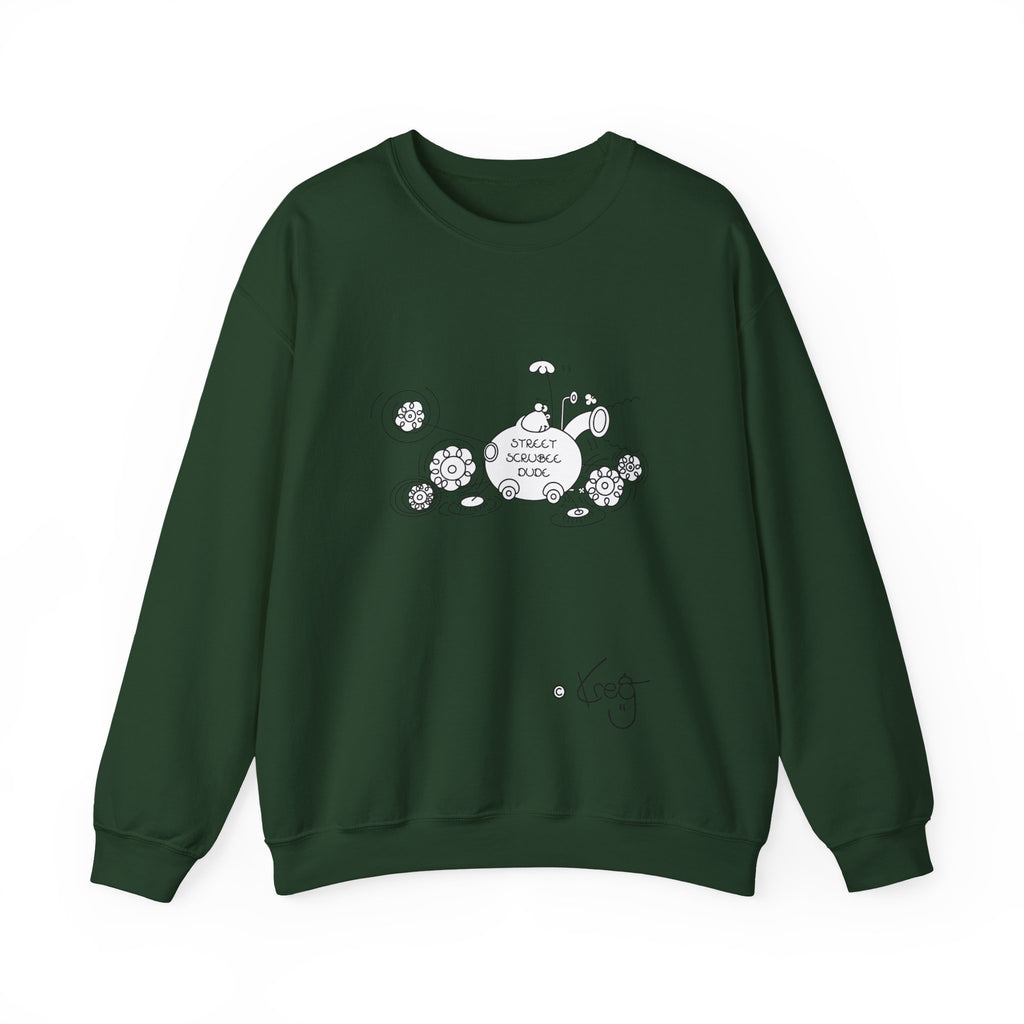 STREET SCRUBEE DUDE,Unisex Heavy Blend™ Crewneck Sweatshirt