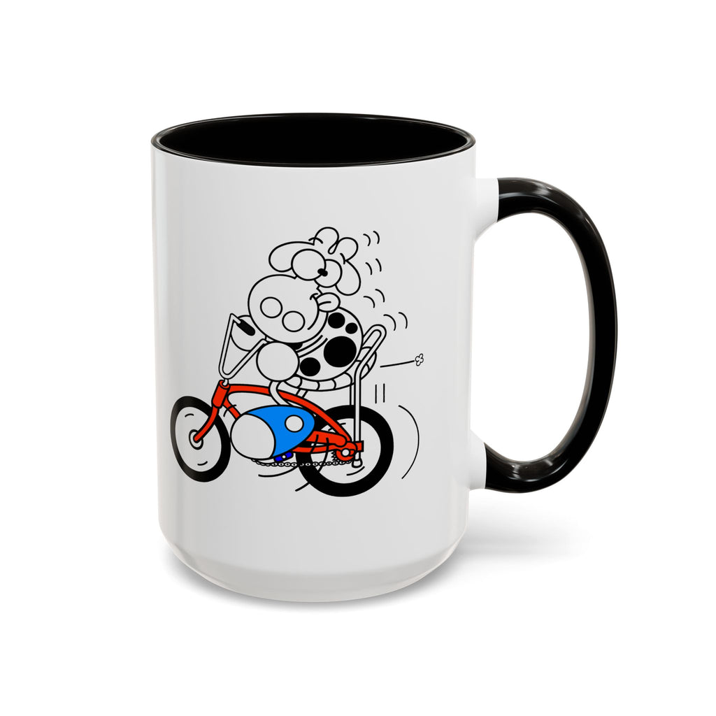 BANANA SEAT COW Colorful Mugs, 11oz 15oz