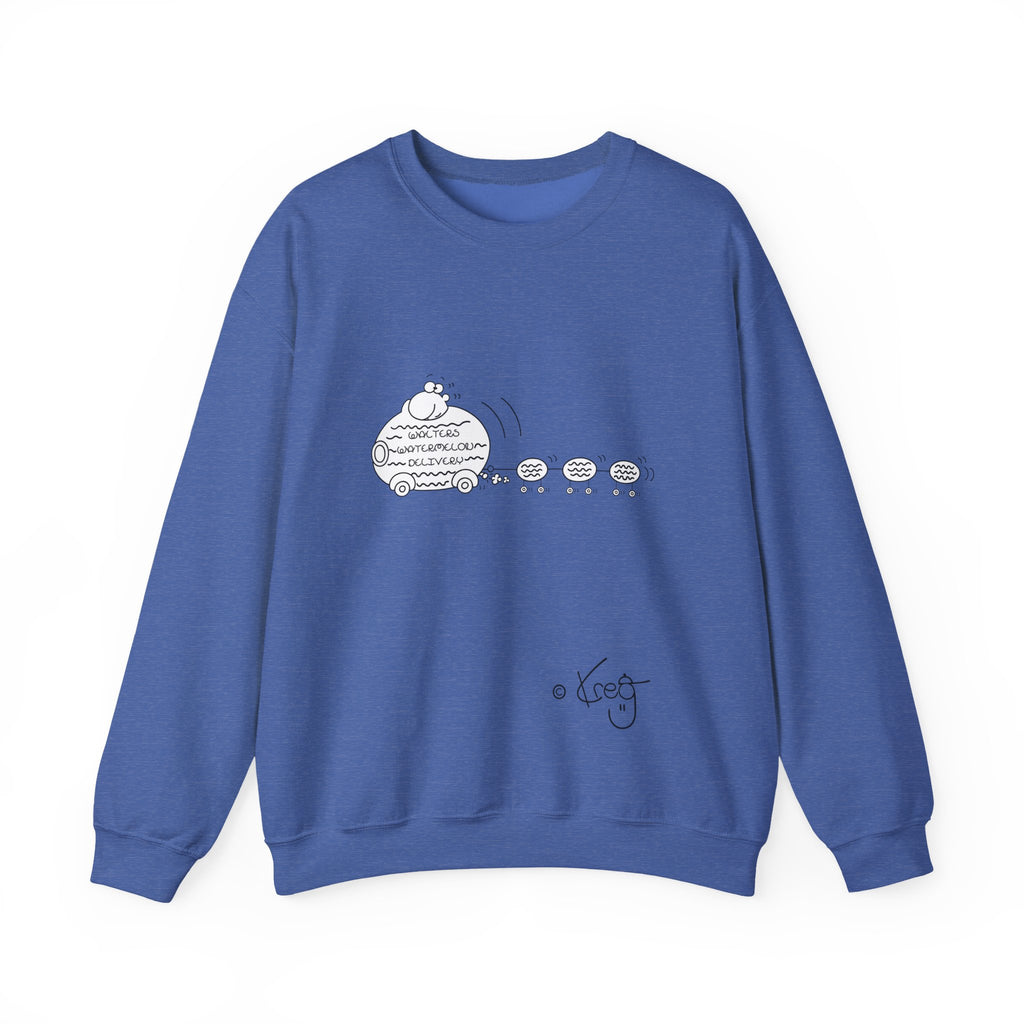 WALTER'S WATERMELON DELIVERY,Unisex Heavy Blend™ Crewneck Sweatshirt