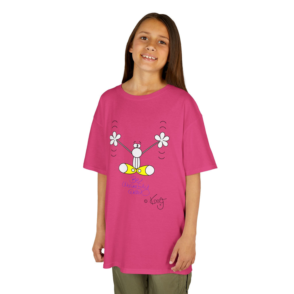 BE WONDERFULLY WEIRD,Kids Heavy Cotton™ Tee