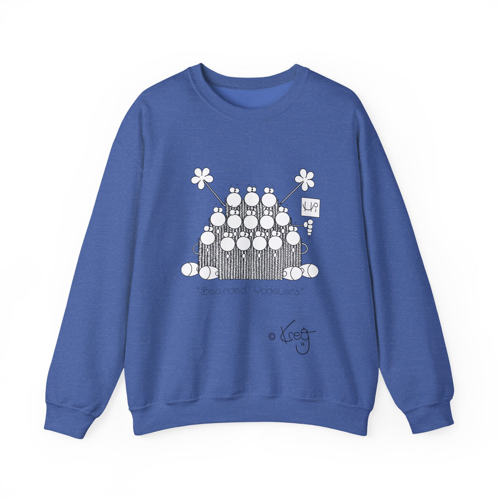 BEARDED YODELERS,Unisex Heavy Blend™ Crewneck Sweatshirt