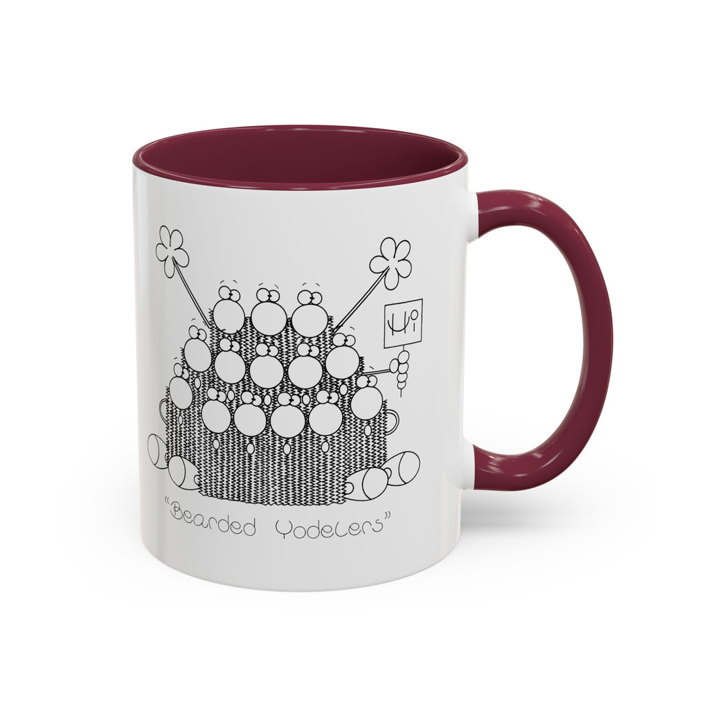 BEARDED YODELERS Colorful Mugs, 11oz 15oz