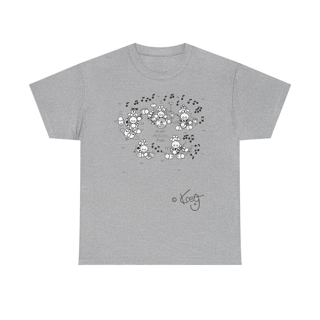MOO'S BAND,Unisex Heavy Cotton Tee
