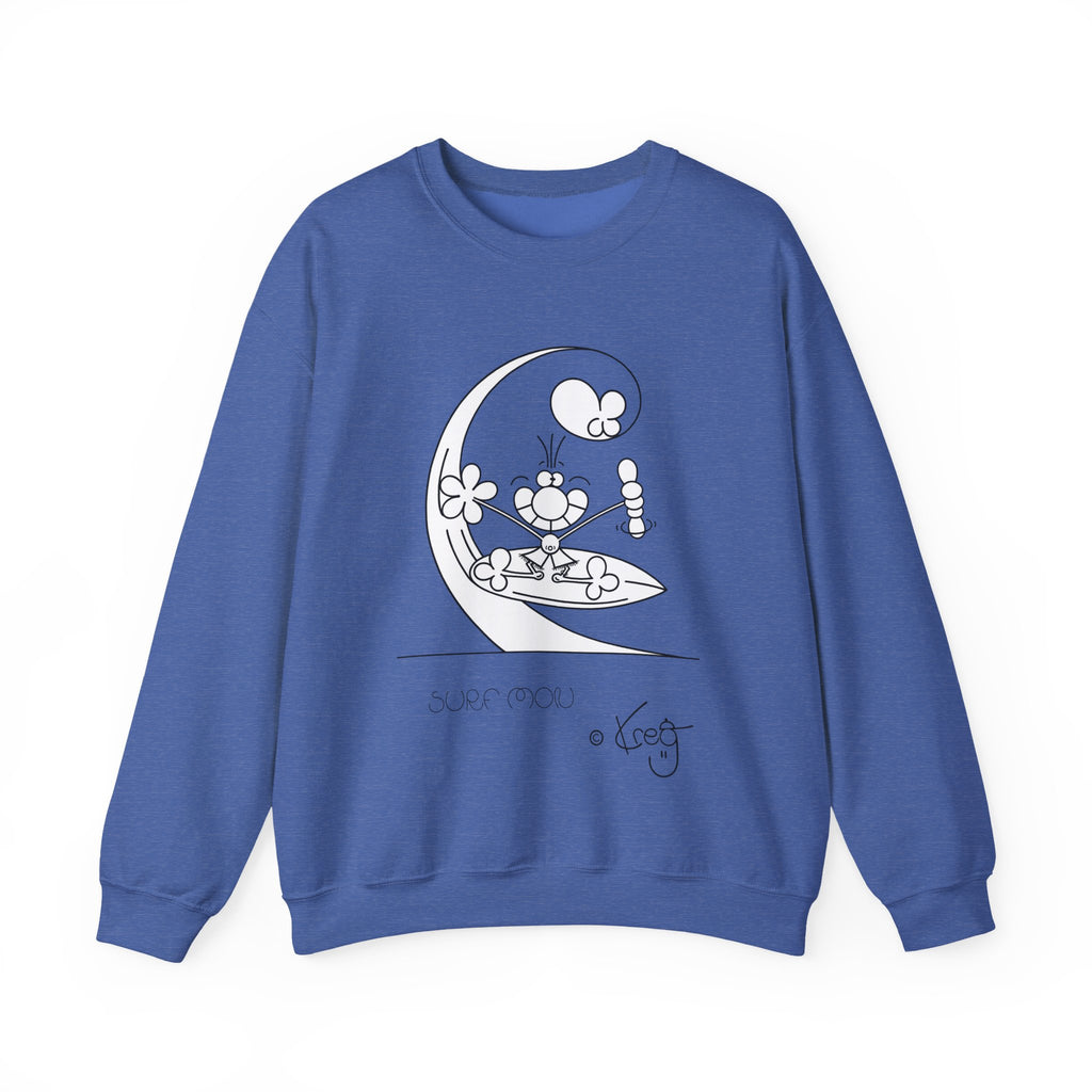 SHAKA SURFER,Unisex Heavy Blend™ Crewneck Sweatshirt