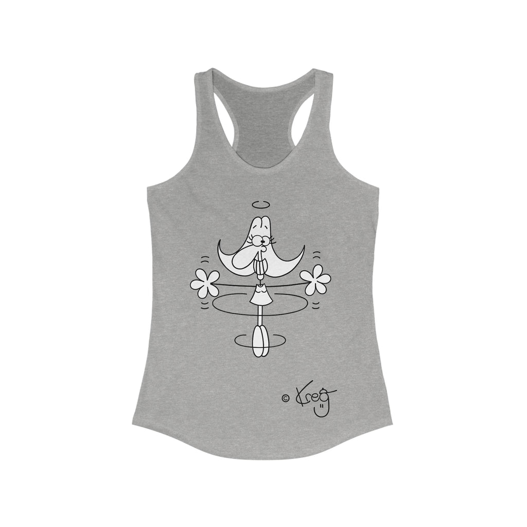 HAPPY DANCER,Women's Ideal Racerback Tank