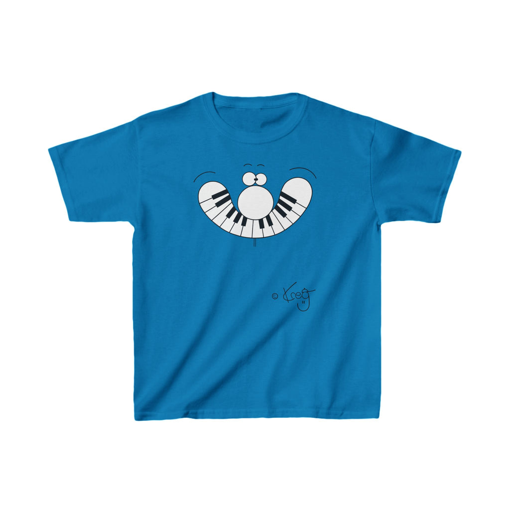 SMILE PIANO,Kids Heavy Cotton™ Tee