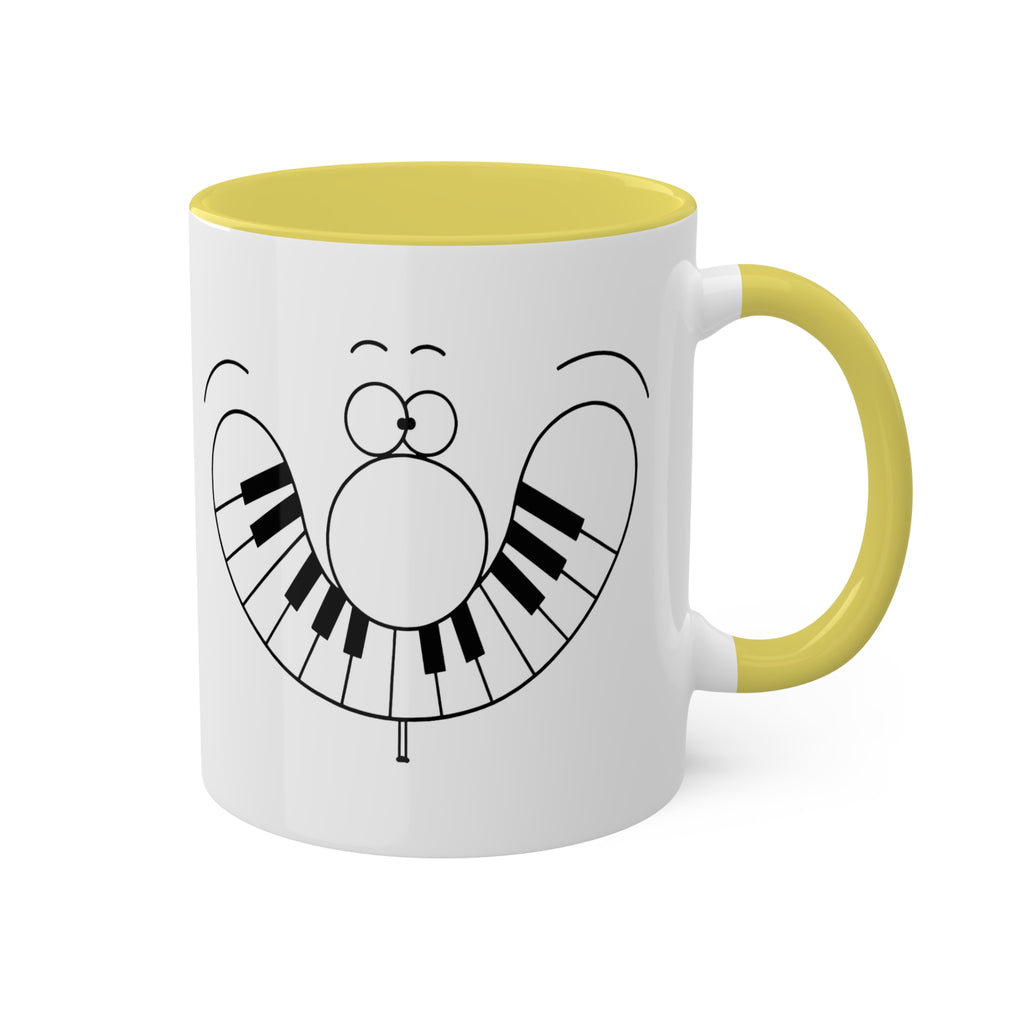 PIANO SMILE Colorful Mugs, 11oz