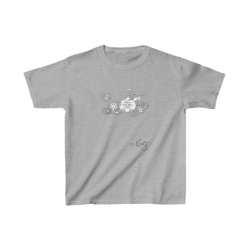 STREET SCRUBEE DUDE,Kids Heavy Cotton™ Tee