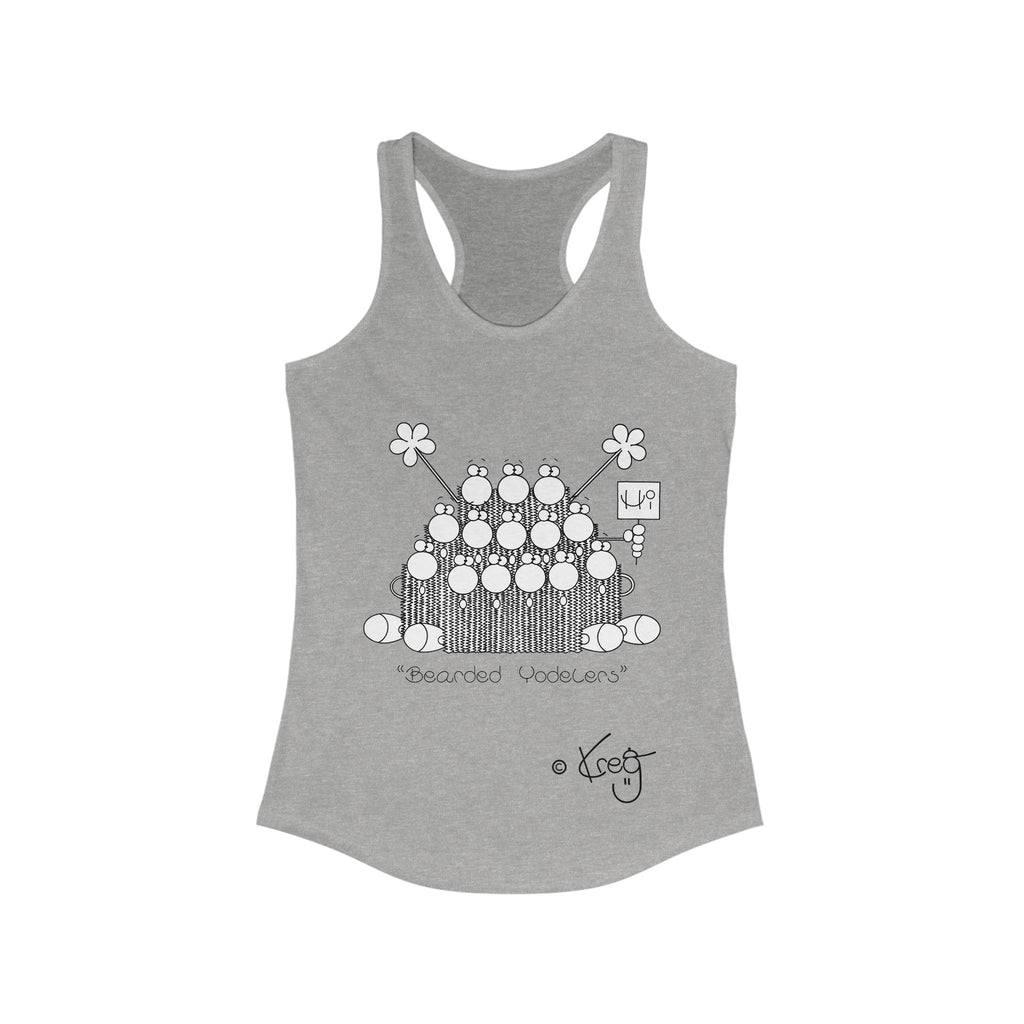 BEARDED YODELERS,Women's Ideal Racerback Tank