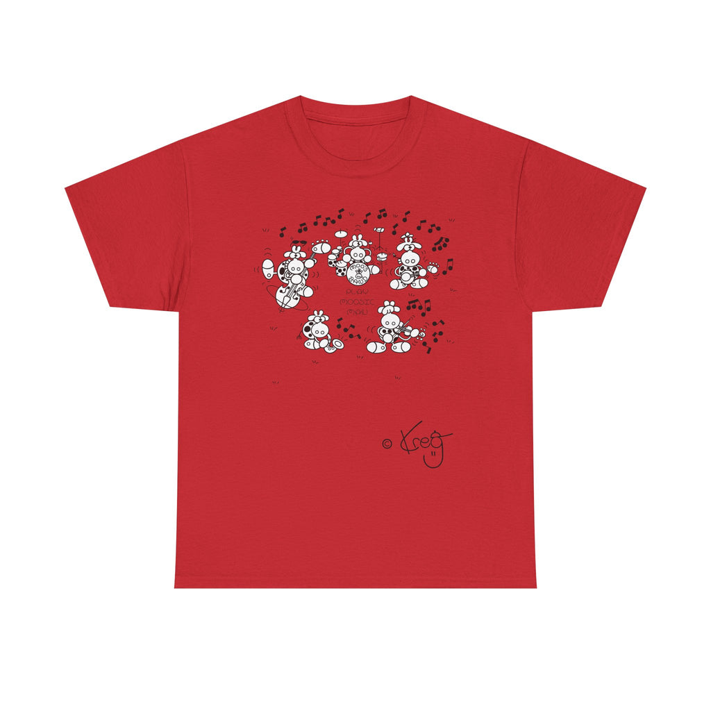 MOO'S BAND,Unisex Heavy Cotton Tee