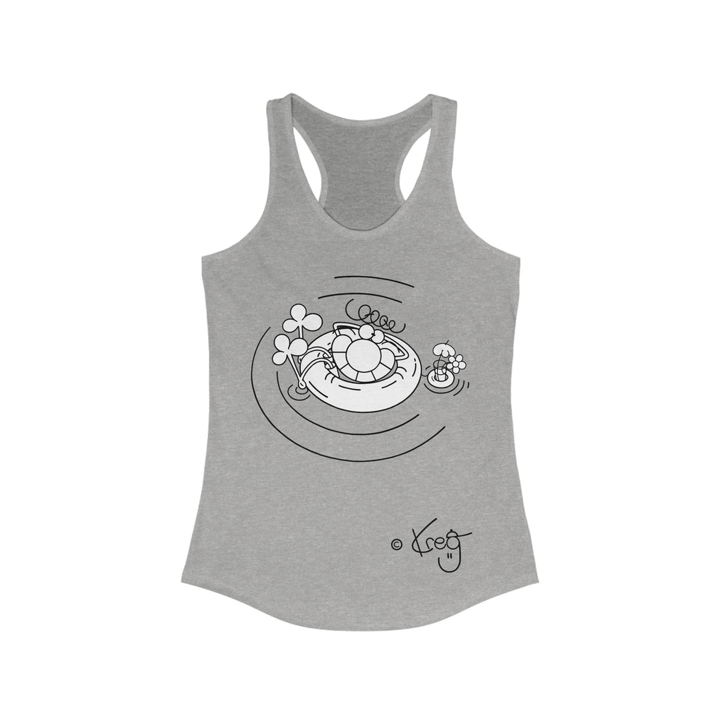 INNER TUBE DUDE,Women's Ideal Racerback Tank