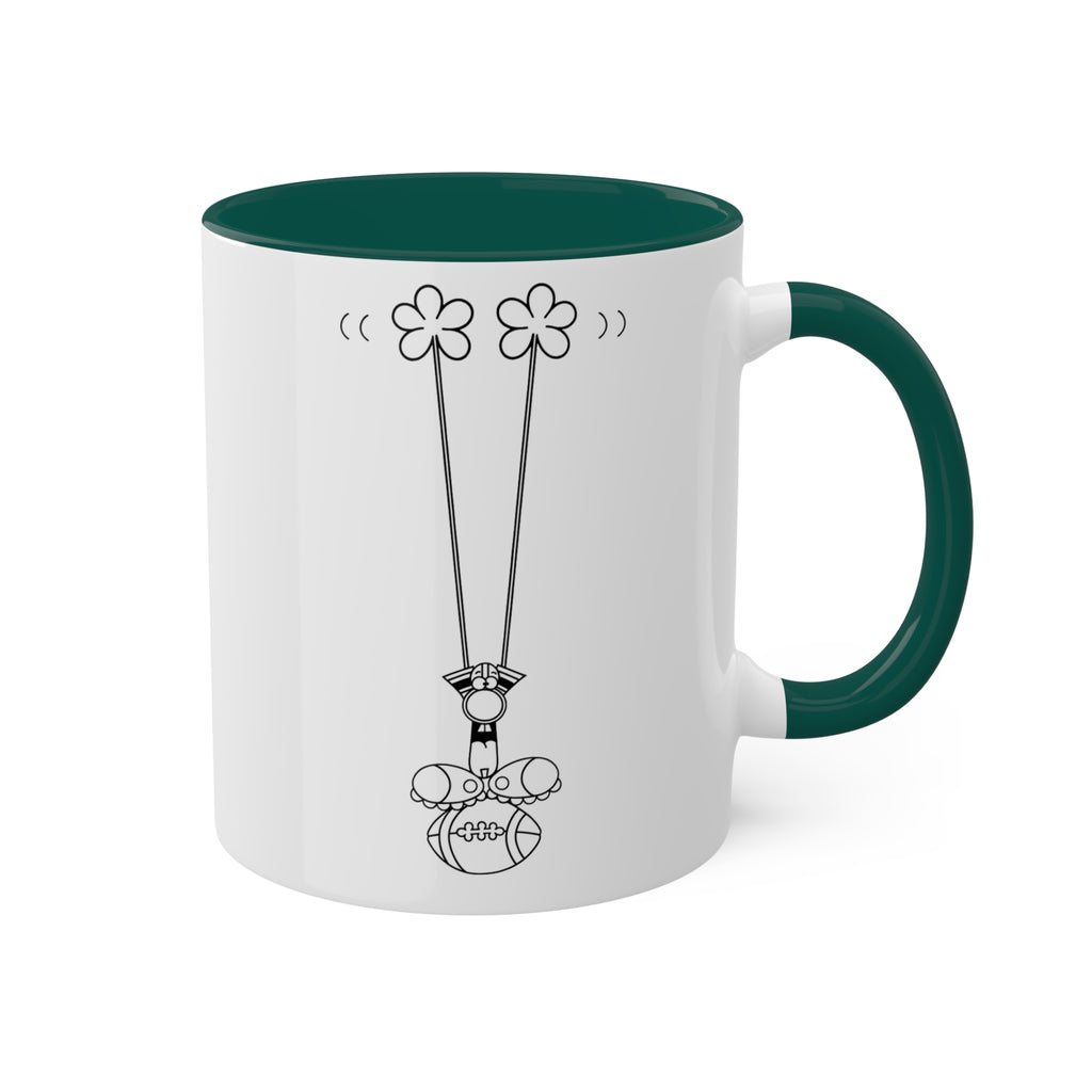 TOUCHDOWN Colorful Mugs, 11oz