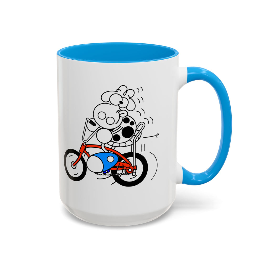 BANANA SEAT COW Colorful Mugs, 11oz 15oz