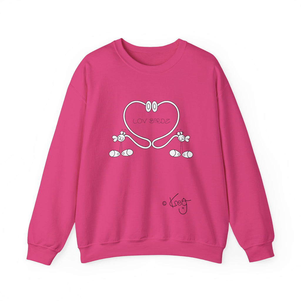 LOV BIRDZ,Unisex Heavy Blend™ Crewneck Sweatshirt