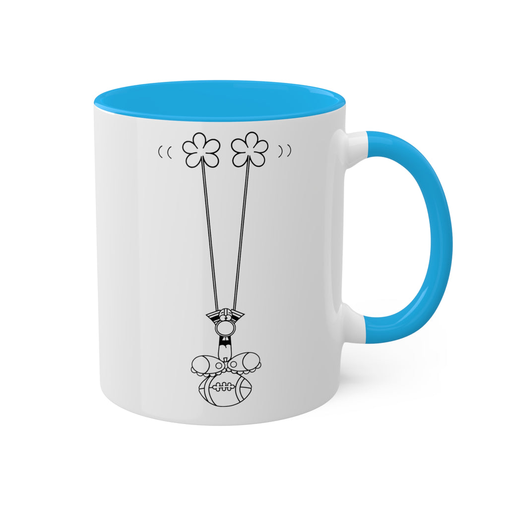 TOUCHDOWN Colorful Mugs, 11oz