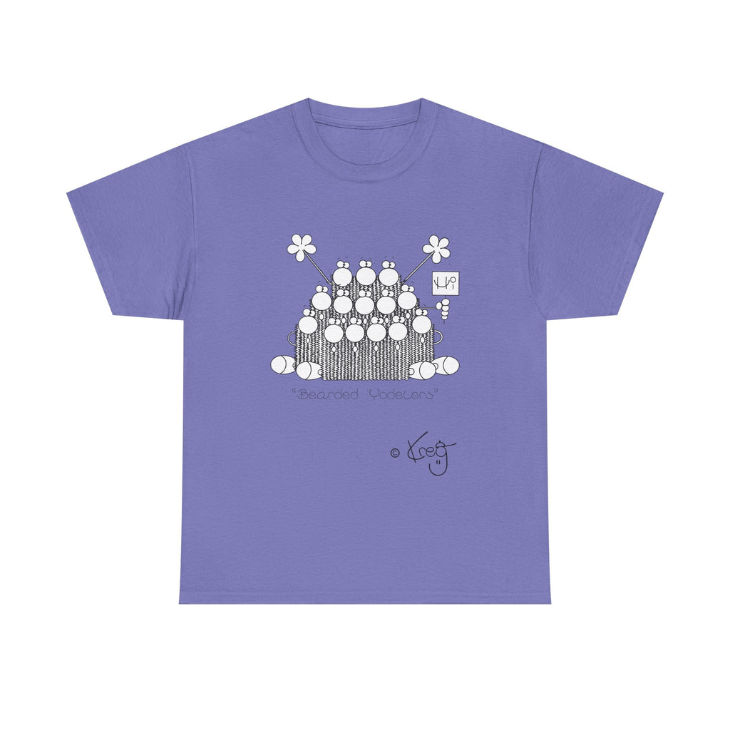 BEARDED YODELERS,Unisex Heavy Cotton Tee