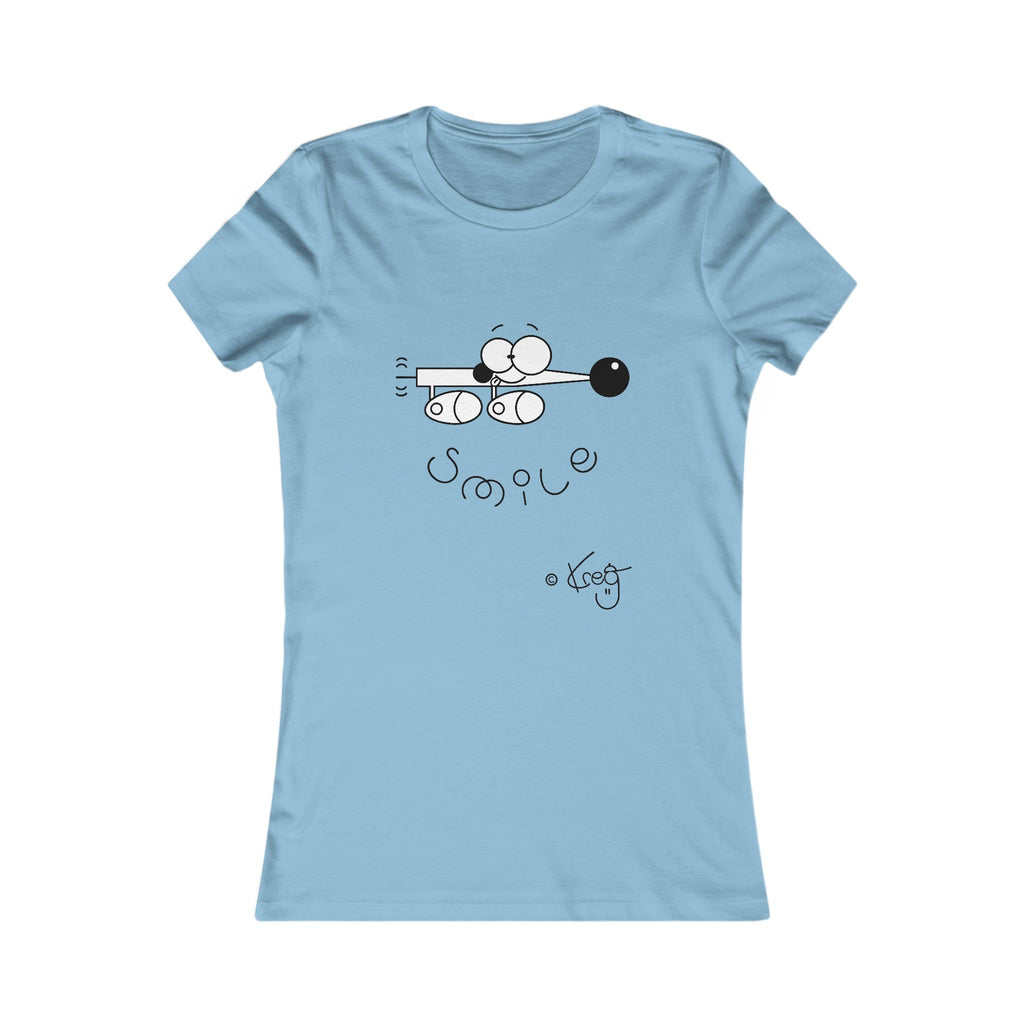 SMILE WIENER DOG,Women's Favorite Tee