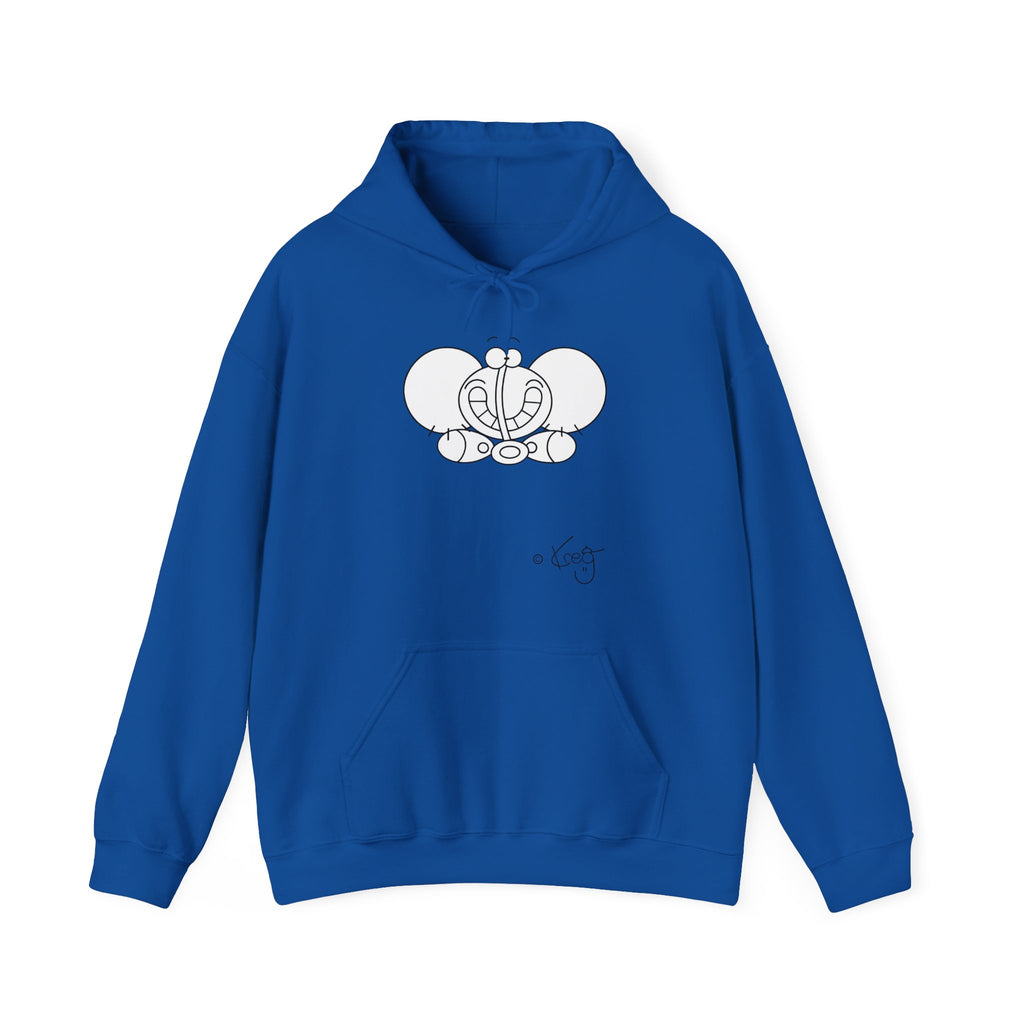 SMILE ELEPHANT,Unisex Heavy Blend™ Hooded Sweatshirt