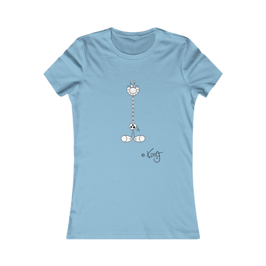 LAUGH GIRAFFE,Women's Favorite Tee