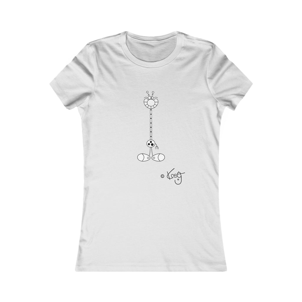 LAUGH GIRAFFE,Women's Favorite Tee