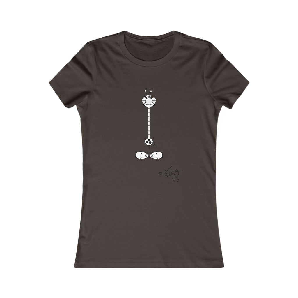 LAUGH GIRAFFE,Women's Favorite Tee
